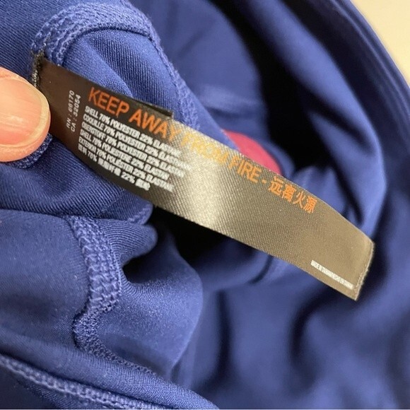 Free People Leggings Movement Side Stripe Exercise Active Royal Blue Size Medium - Picture 7 of 9